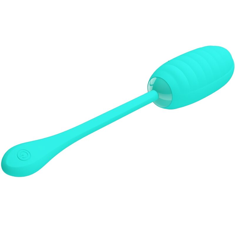 PRETTY LOVE - KIRK AQUA GREEN RECHARGEABLE VIBRATING EGG