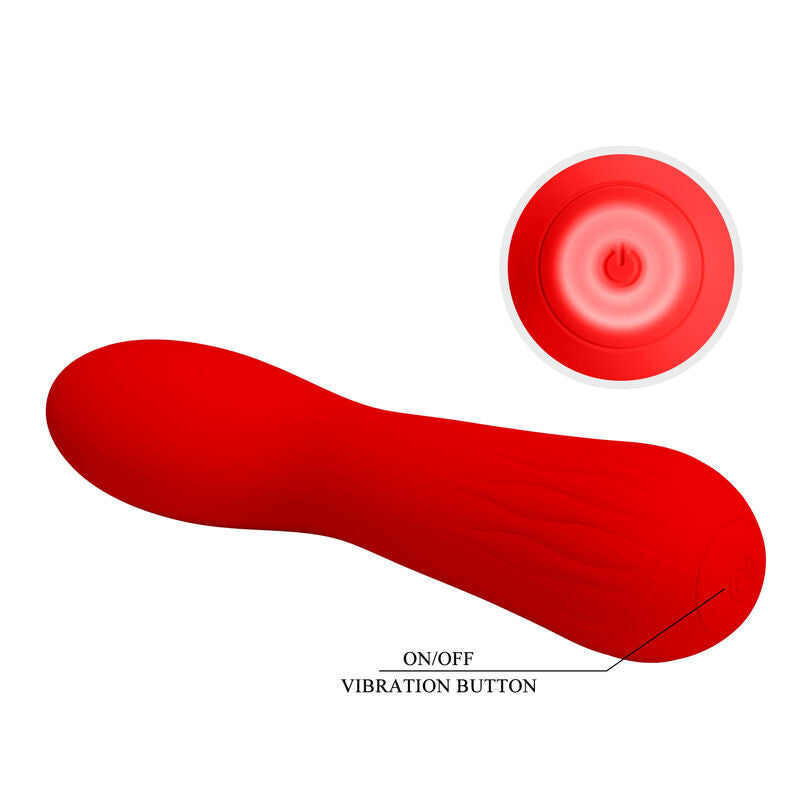 PRETTY LOVE - RED FAUN RECHARGEABLE VIBRATOR