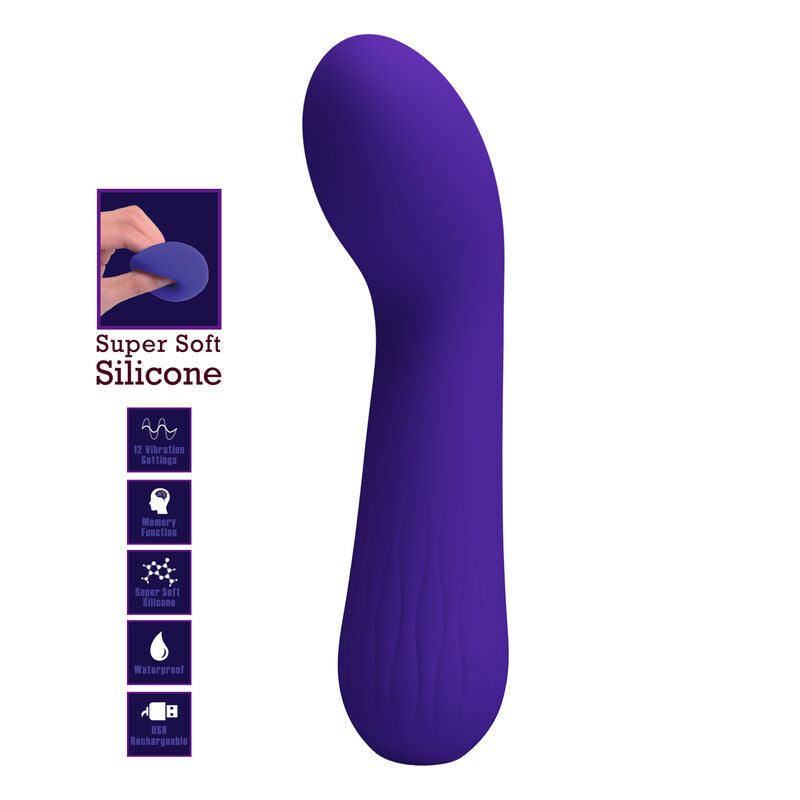 PRETTY LOVE - PURPLE FAUN RECHARGEABLE VIBRATOR