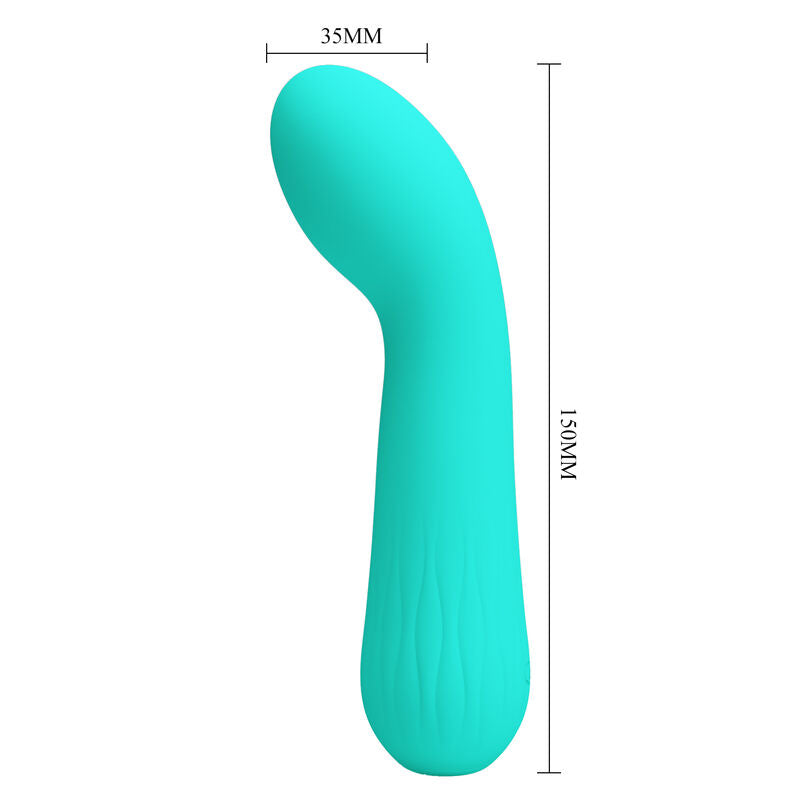PRETTY LOVE - FAUN AQUA GREEN RECHARGEABLE VIBRATOR