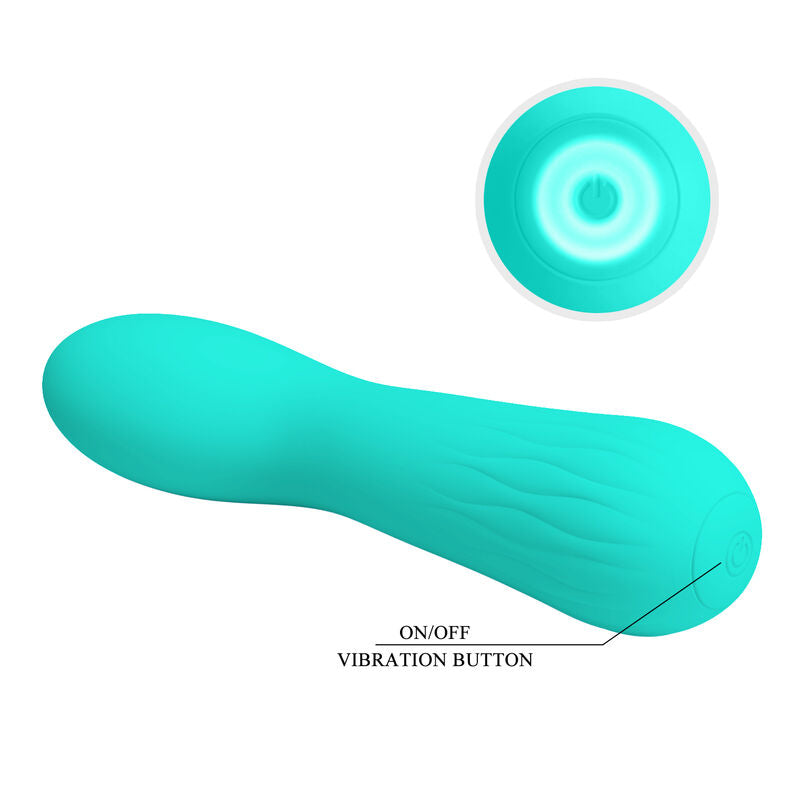 PRETTY LOVE - FAUN AQUA GREEN RECHARGEABLE VIBRATOR