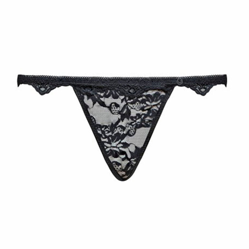 LIVCO CORSETTI FASHION - BELITA LC 90231 BRA + PANTIES + GARTER BELT BLACK S/M