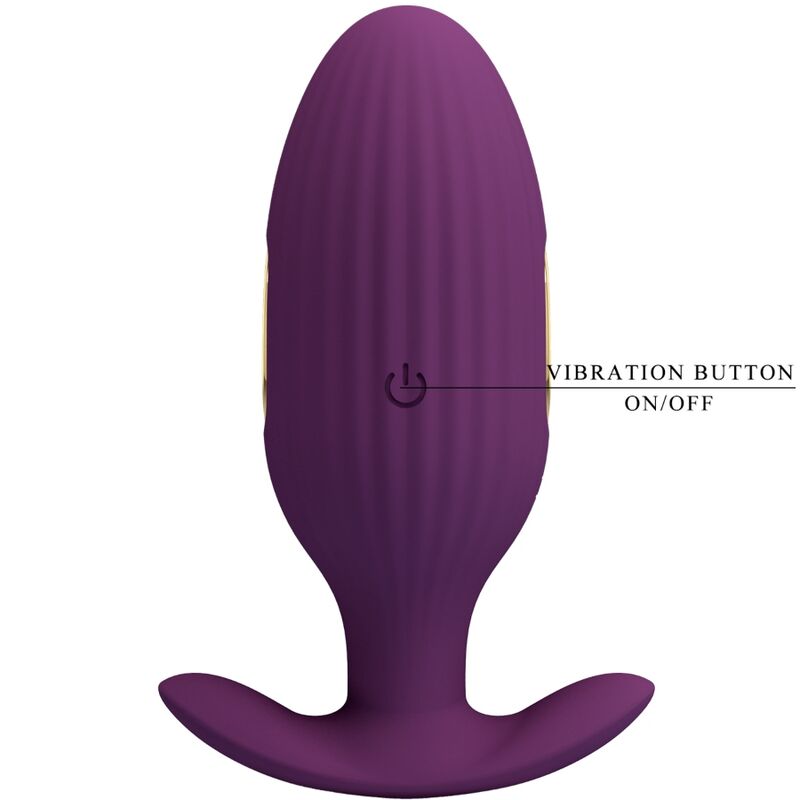 PRETTY LOVE - PURPLE JEFFERSON APP CONTROLLED BUTT PLUG