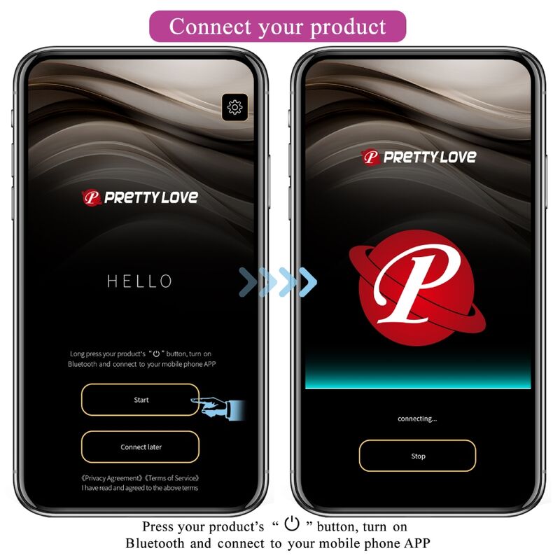 PRETTY LOVE - PURPLE JEFFERSON APP CONTROLLED BUTT PLUG