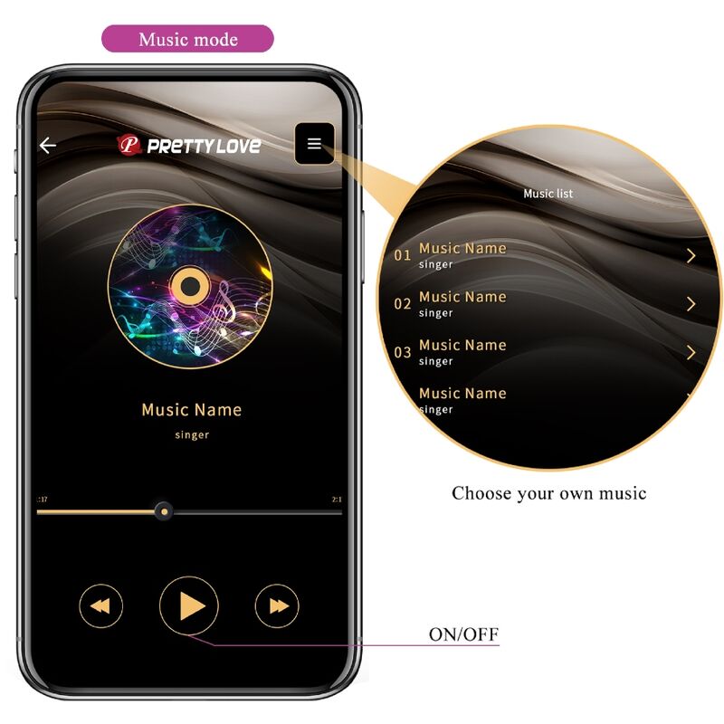 PRETTY LOVE - PURPLE JEFFERSON APP CONTROLLED BUTT PLUG