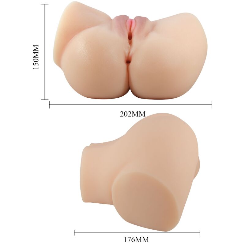 CRAZY BULL - VAGINA REALISTA Y VIBRADOR DESNUDO EMILIA