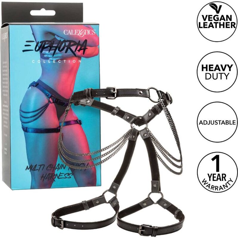 CALEXOTICS - ARNÉS MULTICADENA PARA MUSLOS EUPHORIA