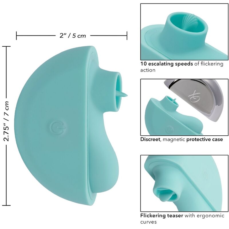 OVATION RAVE STIMULATOR AQUA GREEN