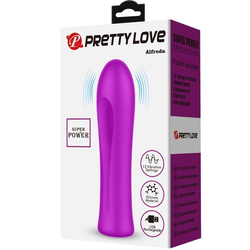 VIBRADOR ALFREDA SUPER POWER VIOLETA