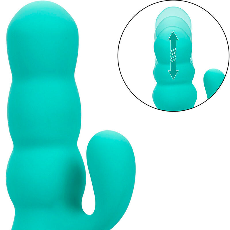 CALEXOTICS - VIBRATOR DEL MAR DIVA RABBIR AQUA GREEN BY CALIFORNIA DREAMING