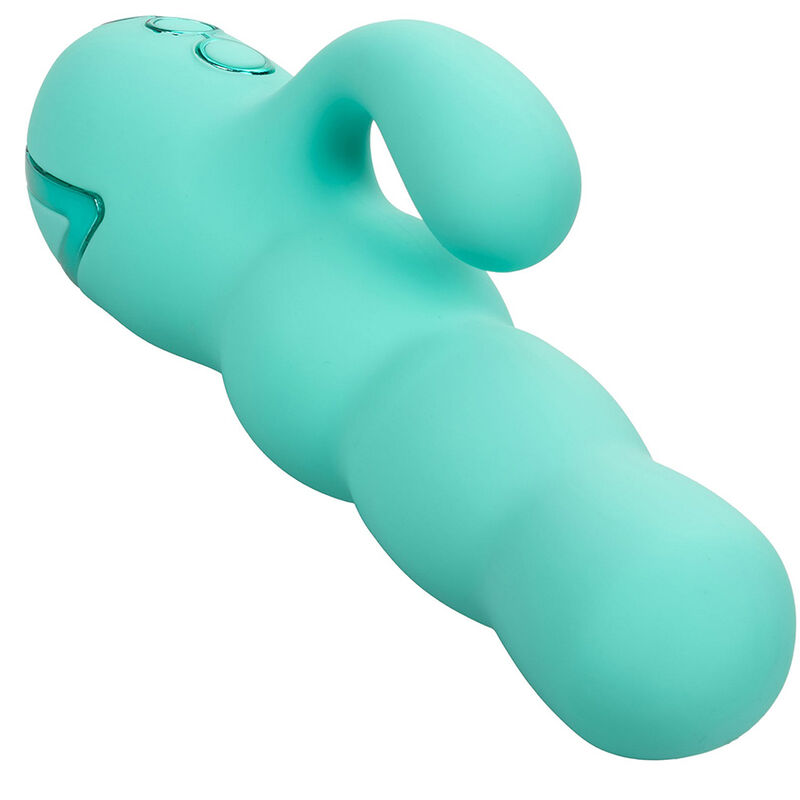 CALEXOTICS - VIBRATOR DEL MAR DIVA RABBIR AQUA GREEN BY CALIFORNIA DREAMING