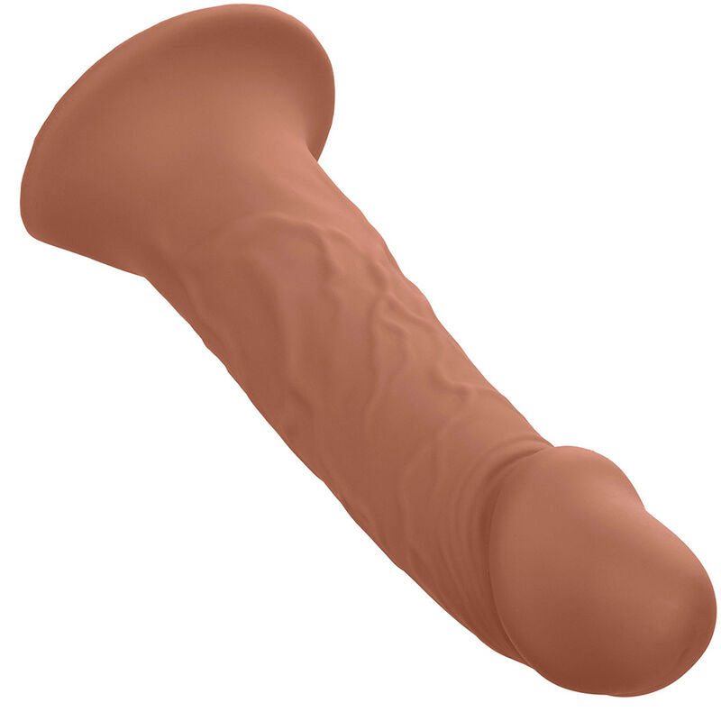 CALEXOTICS - PERFORMANCE MAXX LIFE-LIKE EXTENSION WITH BROWN LEATHER HARNESS