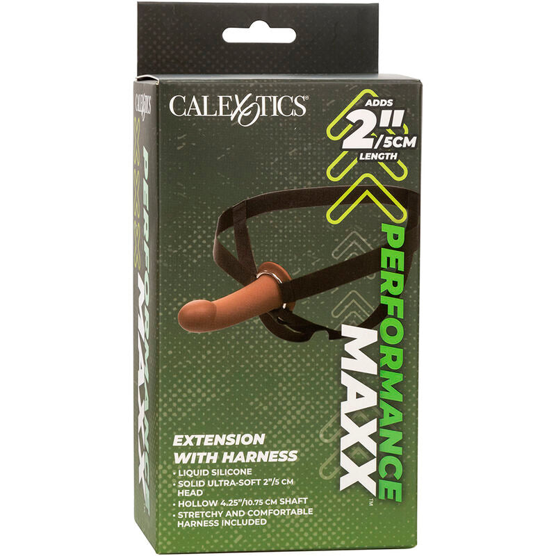 CALEXOTICS - EXTENSIVE PERFORMANCE MAXX WITH BROWN LEATHER HARNESS