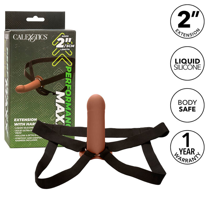 CALEXOTICS - EXTENSIVE PERFORMANCE MAXX WITH BROWN LEATHER HARNESS