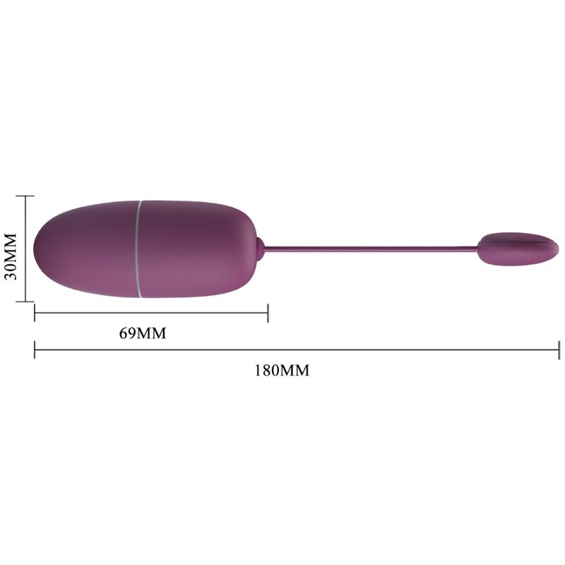 PRETTY LOVE - NYMPH VIBRATING EGG APP CONTROLLED PURPLE