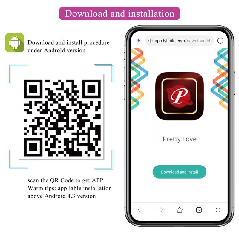 PRETTY LOVE - NYMPH VIBRATING EGG APP CONTROLLED PURPLE