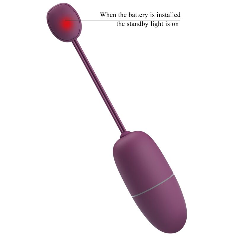 PRETTY LOVE - NYMPH VIBRATING EGG APP CONTROLLED PURPLE