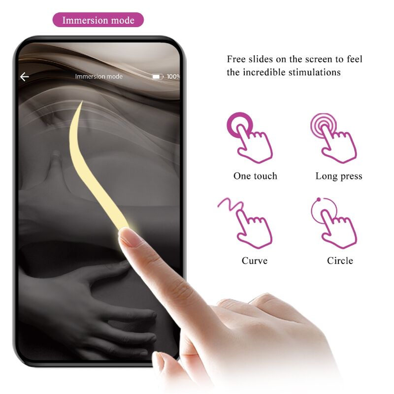 PRETTY LOVE - NYMPH VIBRATING EGG APP CONTROLLED PURPLE