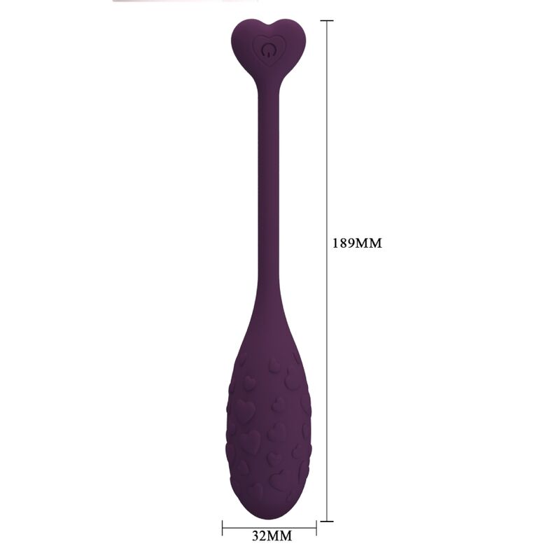 PRETTY LOVE - HUEVO VIBRADOR CONTROLADO POR APLICACIÓN FISHERMAN LILA