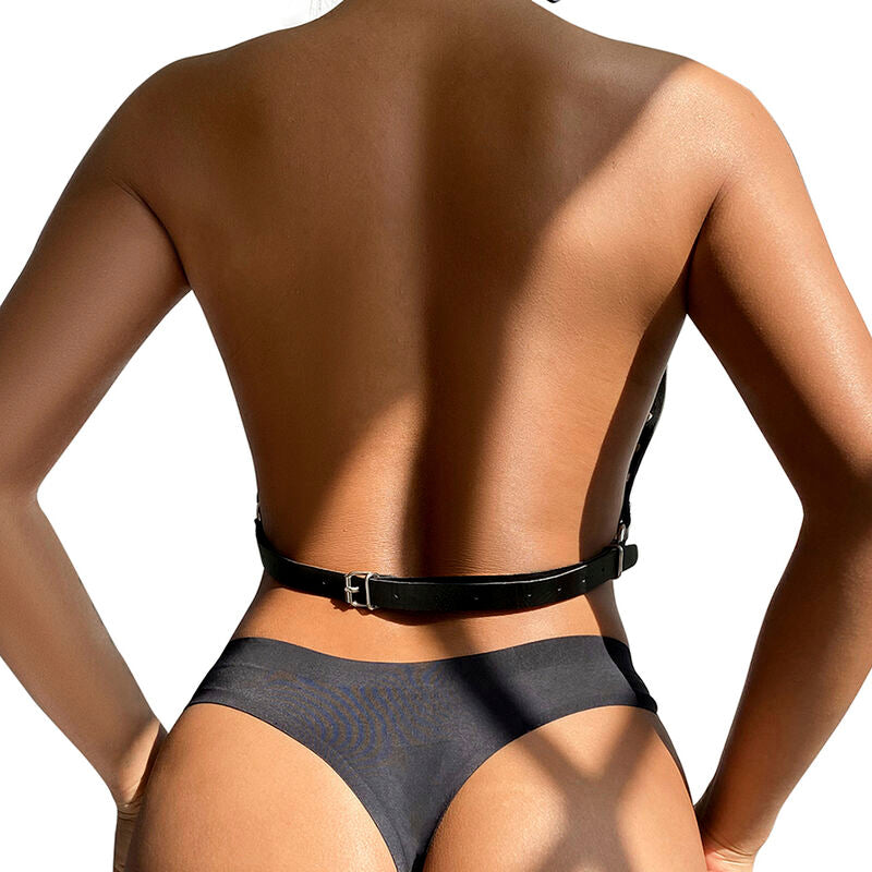 SUBBLIME - CHEST HARNESS WITH LARGE CHAIN ​​RINGS ONE SIZE