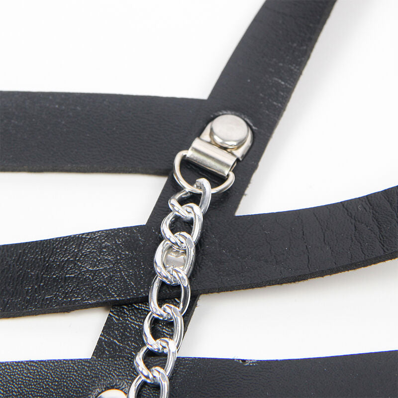 SUBBLIME - CORSET HARNESS WITH CHAIN ​​DETAIL ONE SIZE