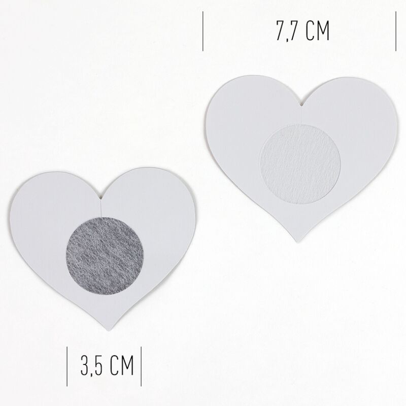 SECRET PLAY - WOW BREASTS! HEART NIPPLE COVERS