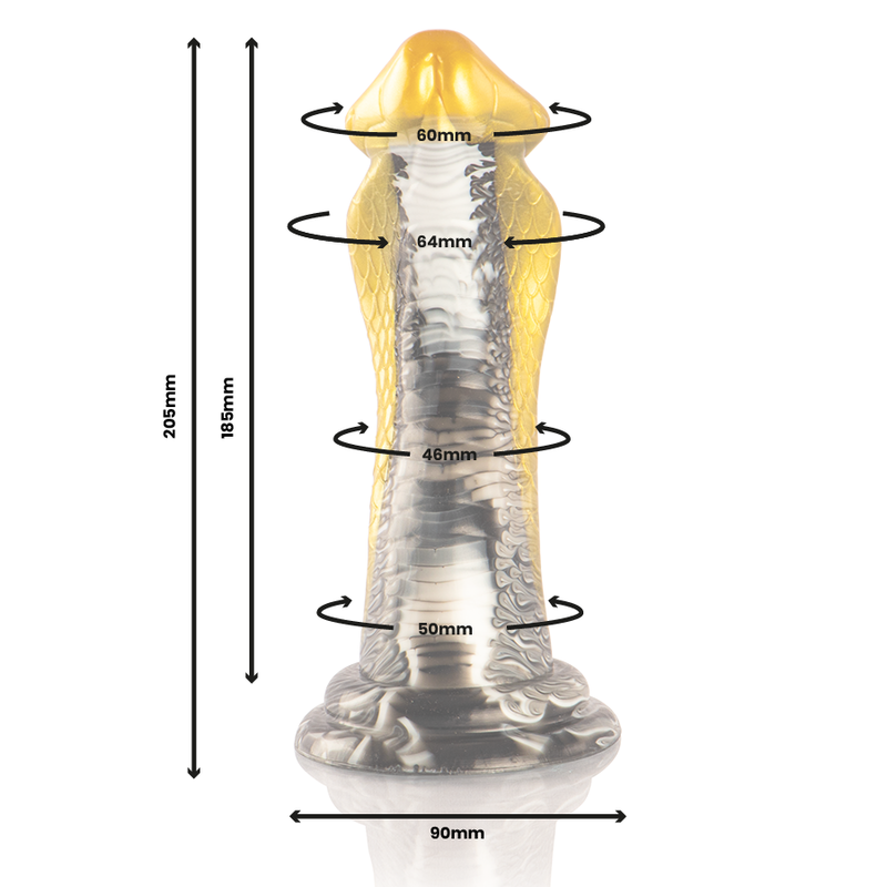 EPIC - DRAKON YELLOW SNAKE DILDO