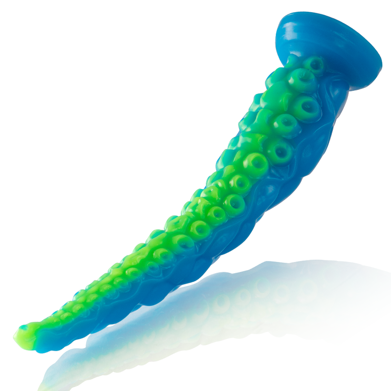 EPIC - DILDO TENTICAL FLUORESCENTE SCYLLA DELGADO TAMAÑO GRANDE