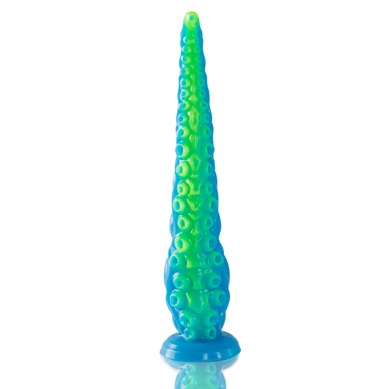 EPIC - DILDO TENTICAL FLUORESCENTE SCYLLA DELGADO TAMAÑO GRANDE