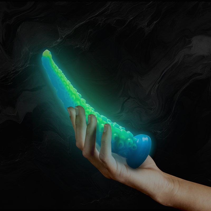 EPIC - DILDO TENTICAL FLUORESCENTE SCYLLA DELGADO TAMAÑO PEQUEÑO