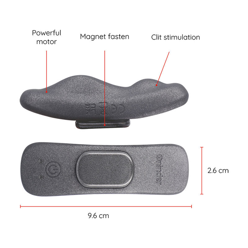 ONINDER - RECHARGEABLE MANILA PANTY VIBRATOR 9 SPEEDS 9.6 CM X 2.6 CM - FREE APP