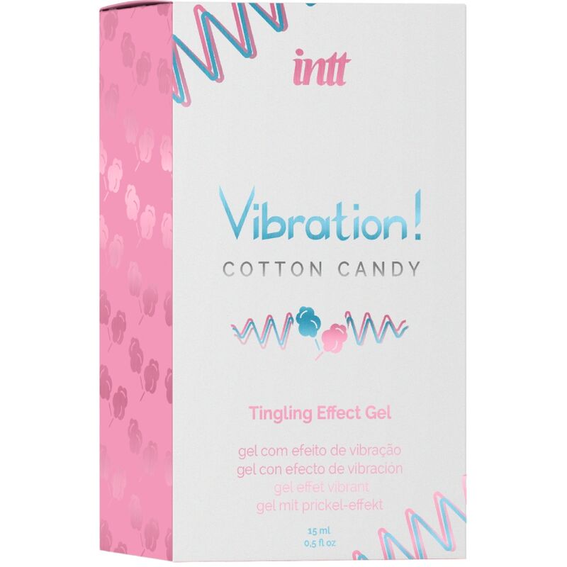 INTT - POWERFUL INTIMATE STIMULANT COTTON CANDY VIBRATOR GEL LIQUID 15 ML