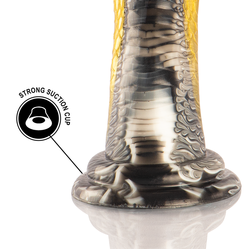 ÉPICO - DILDO SERPIENTE AMARILLA DRAKON