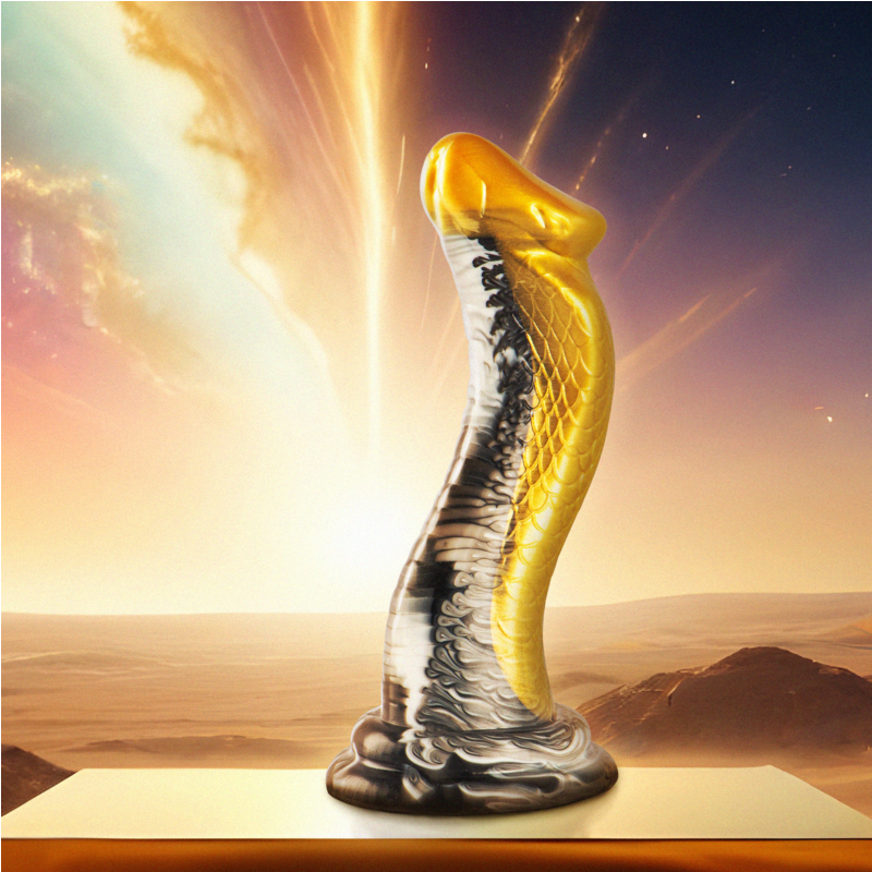 ÉPICO - DILDO SERPIENTE AMARILLA DRAKON