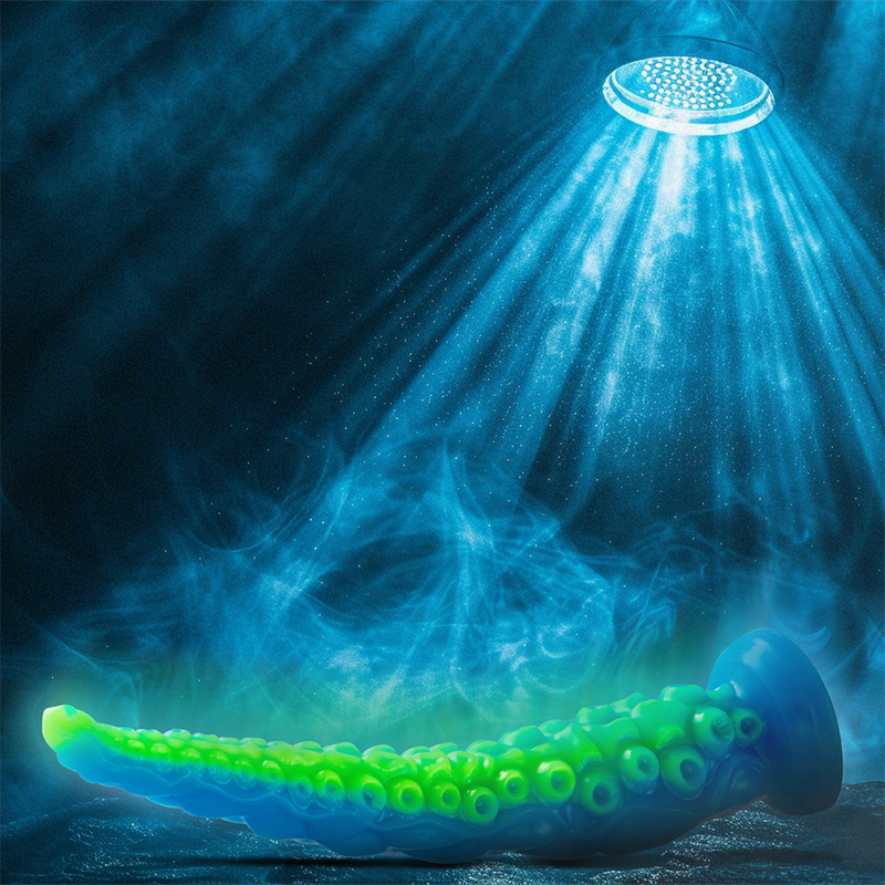 EPIC - DILDO TENTICAL FLUORESCENTE SCYLLA DELGADO TAMAÑO GRANDE