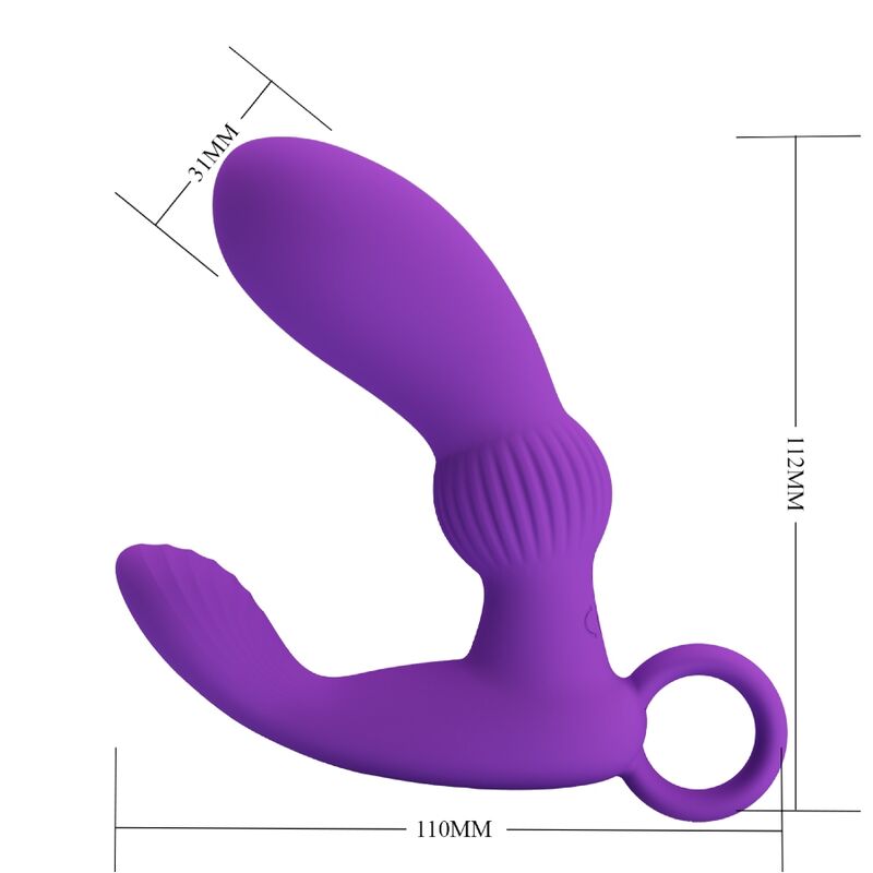 PRETTY LOVE - CAYLA PURPLE ANAL VIBRATOR MASSAGER
