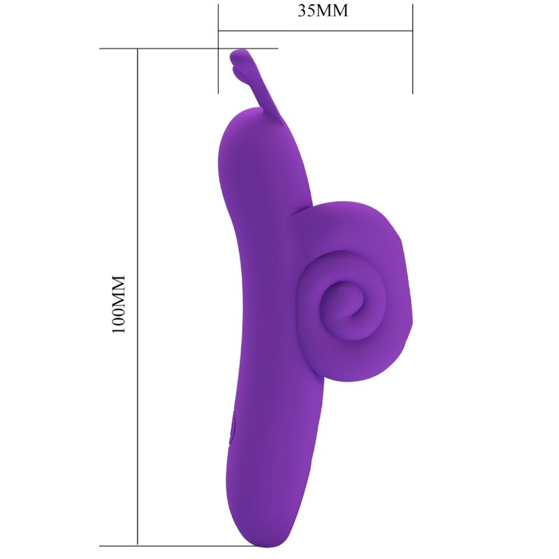 POWERFUL PURPLE FINGER STIMULATOR SNAIL
