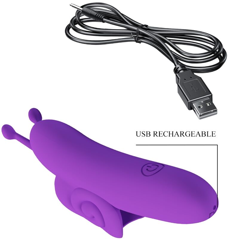 POWERFUL PURPLE FINGER STIMULATOR SNAIL