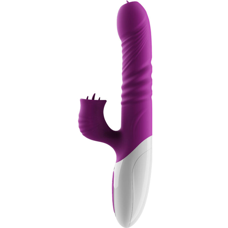 ARMONY - DUAL TONGUE VIBRATOR AND PUSHING VIOLET HEAT EFFECT