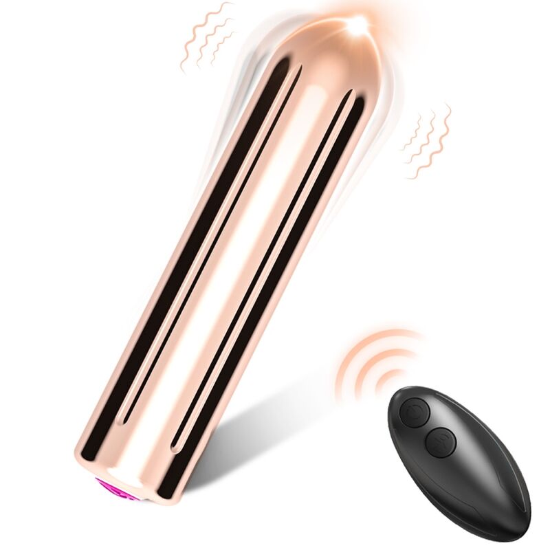 WARHEAD GOLD REMOTE CONTROL BULLET VIBRATOR 2 CM X 8.8 CM