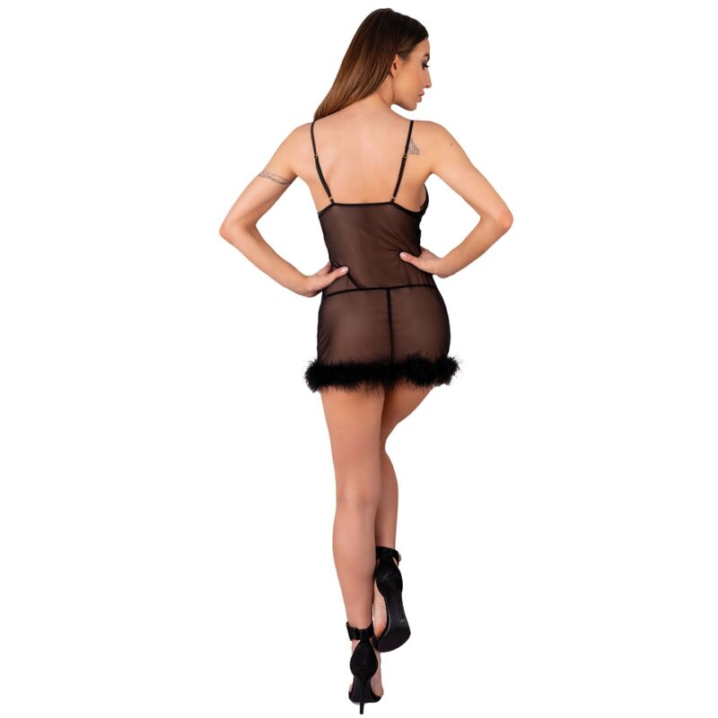 LIVCO CORSETTI FASHION - ZERUNAM BABYDOLL SET + BLACK THONG