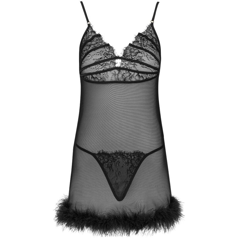LIVCO CORSETTI FASHION - ZERUNAM BABYDOLL SET + BLACK THONG