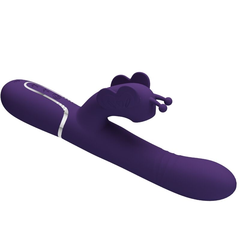 PRETTY LOVE - 4 IN 1 PURPLE BUTTERFLY MULTIFUNCTION RABBIT VIBRATOR