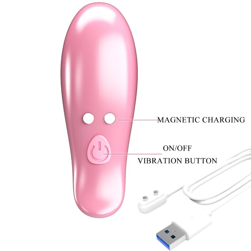 PRETTY LOVE - LEAF VIBRATING PINK TONGS