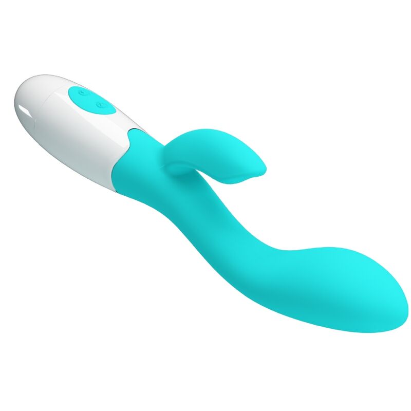 PRETTY LOVE - VIBRADOR DEL PUNTO G EN VERDE AGUA BRILLANTE