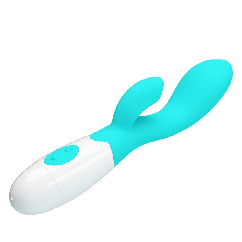 PRETTY LOVE - VIBRADOR DEL PUNTO G EN VERDE AGUA BRILLANTE