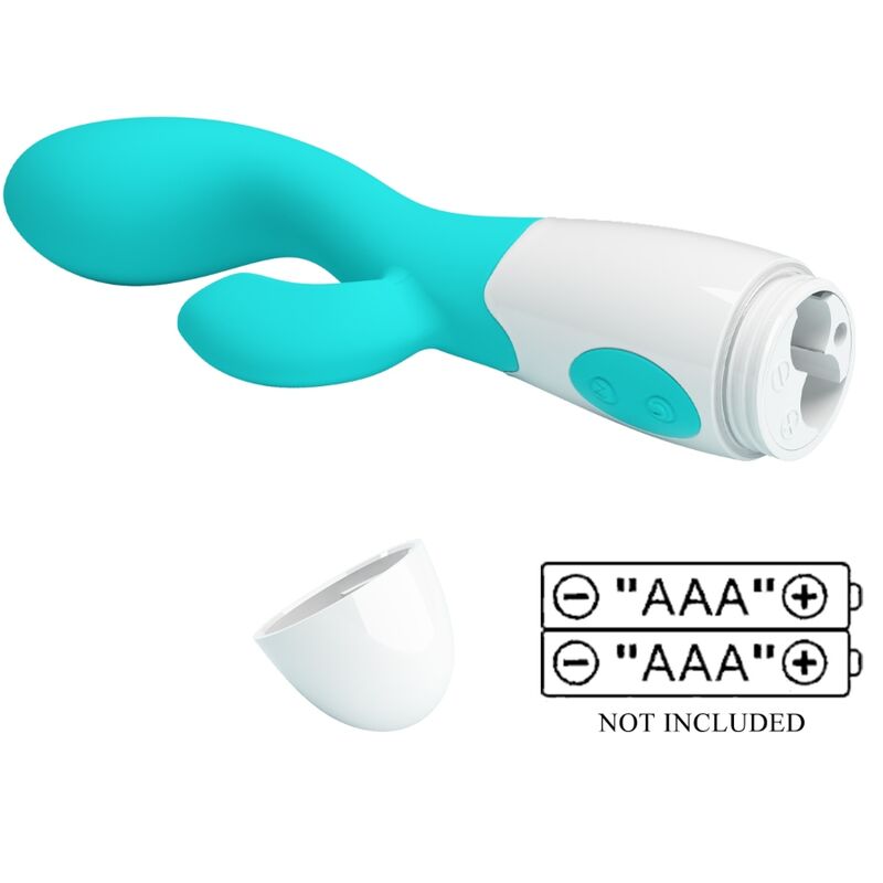 PRETTY LOVE - VIBRADOR DEL PUNTO G EN VERDE AGUA BRILLANTE