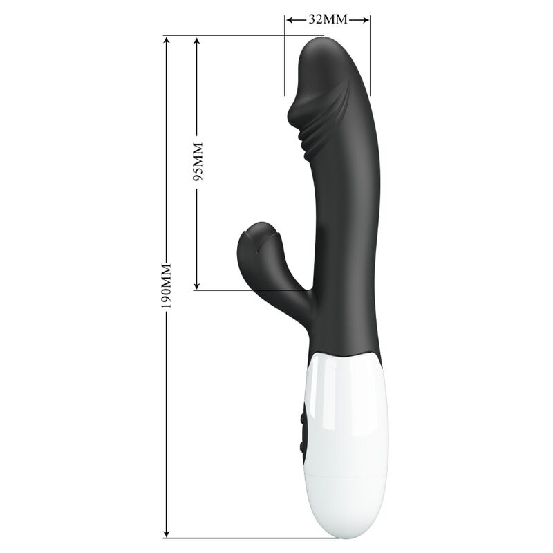 PRETTY LOVE - BLACK SNAPPY G-SPOT VIBRATOR