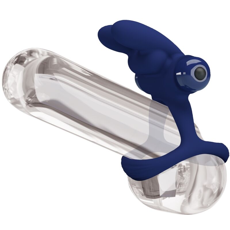 PRETTY LOVE - FRANCISCO BLUE RABBIT DOUBLE VIBRATING RING