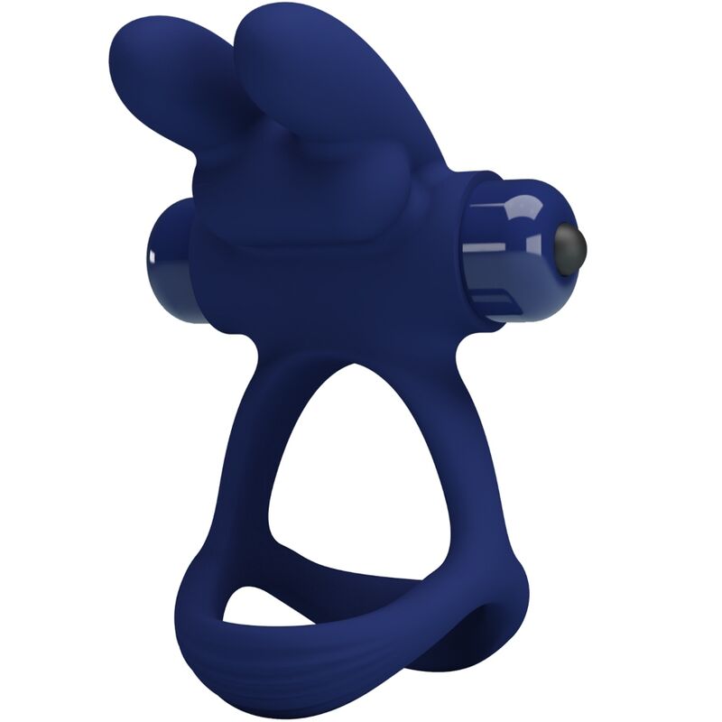 PRETTY LOVE - FRANCISCO BLUE RABBIT DOUBLE VIBRATING RING